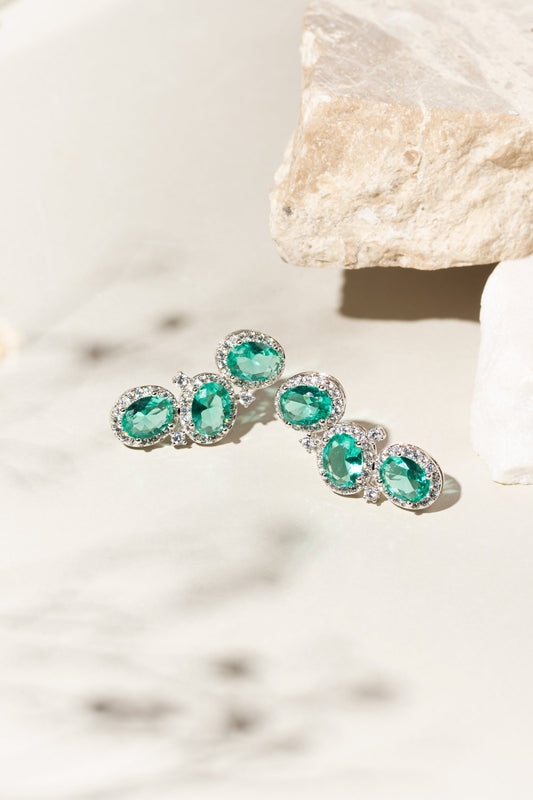 BRINCO CRISTAL PARAIBA ZIRC OVAL CRAVEJADO SP143892