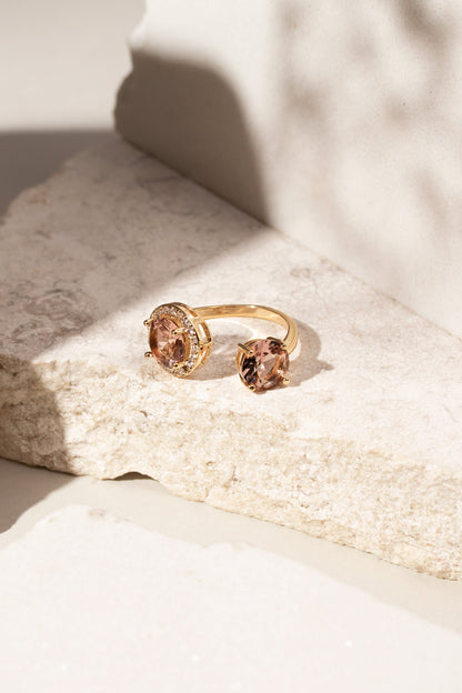 ANEL CRISTAL RODALITA ZIRC CRAVEJADA SP143973
