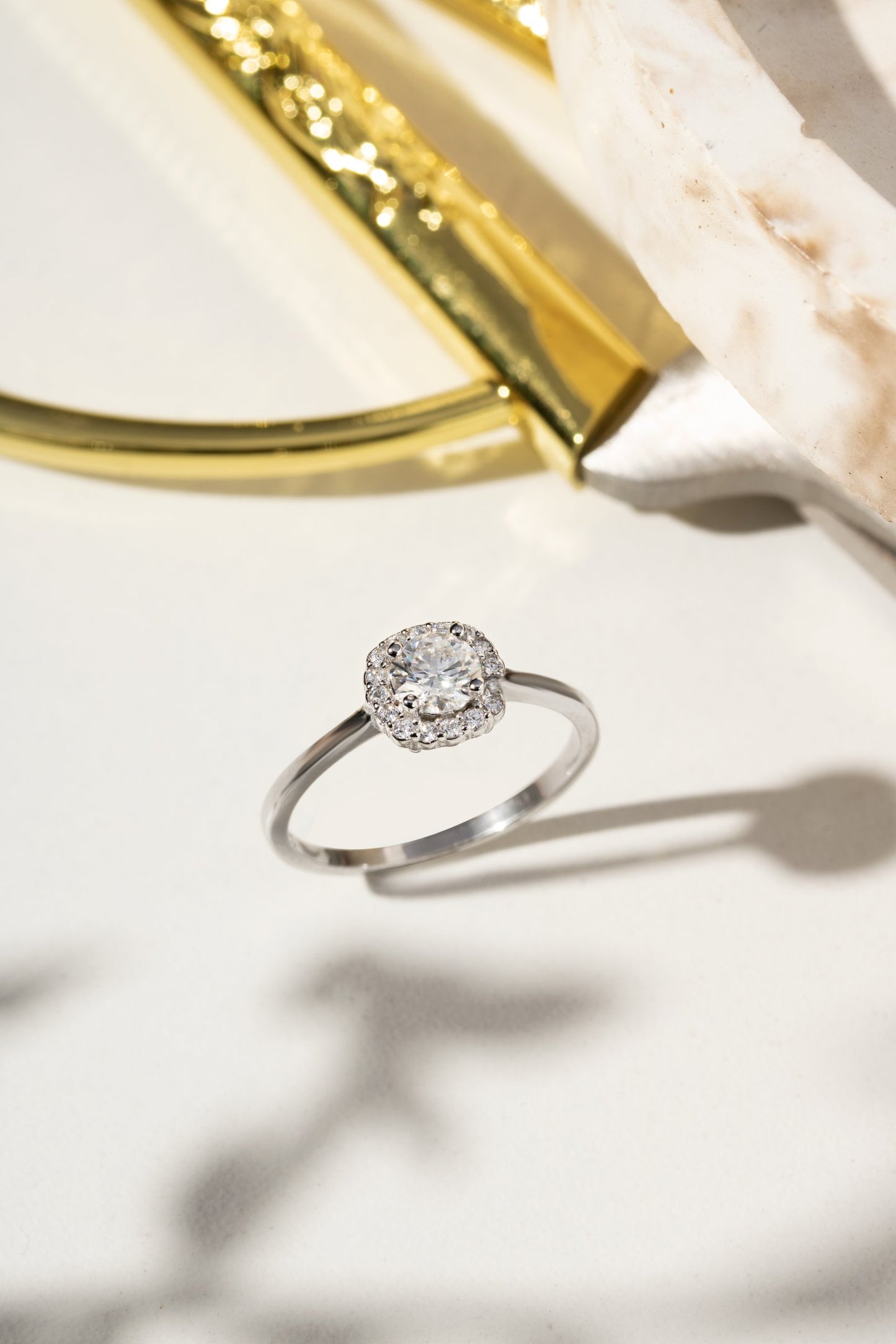 ANEL MOISSANITE 5MM DWS1 BRILHANTE PRATA 925 SP074632