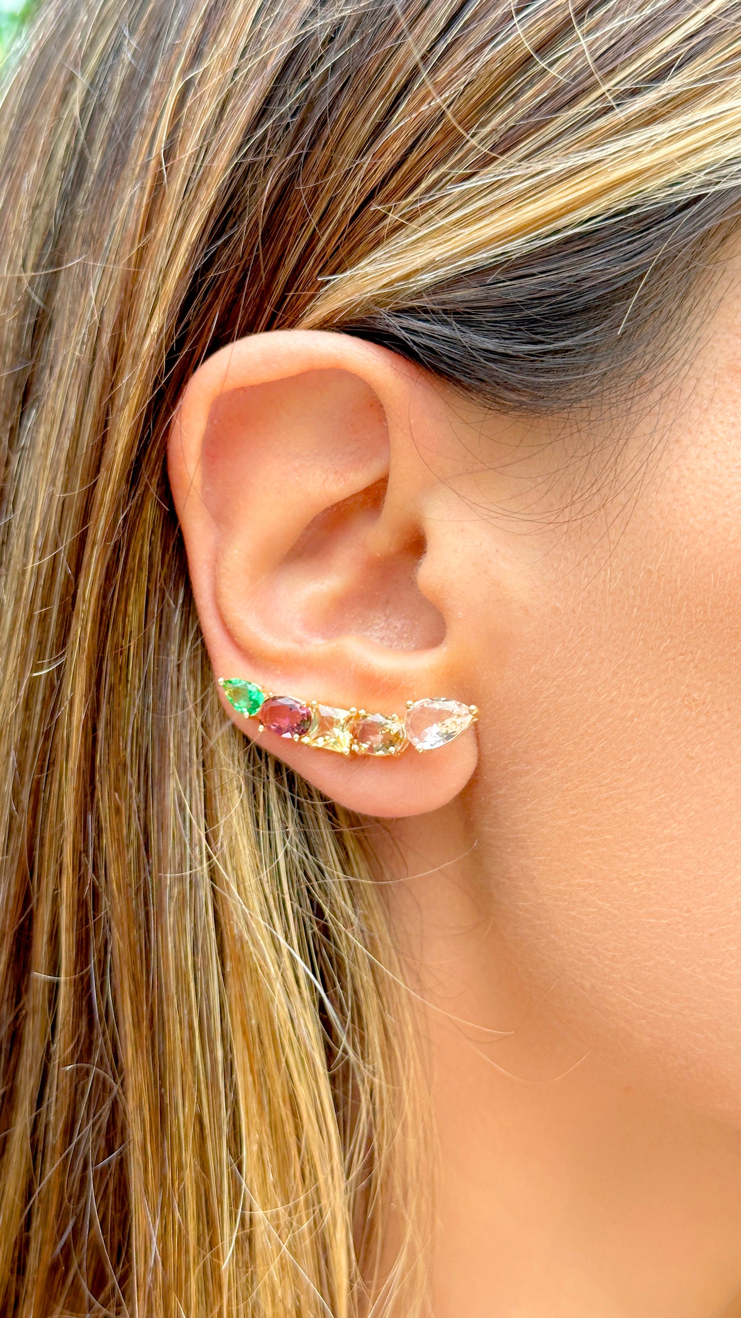 BRINCO CRISTAIS EAR CUFF CRAVEJADOS SP143887