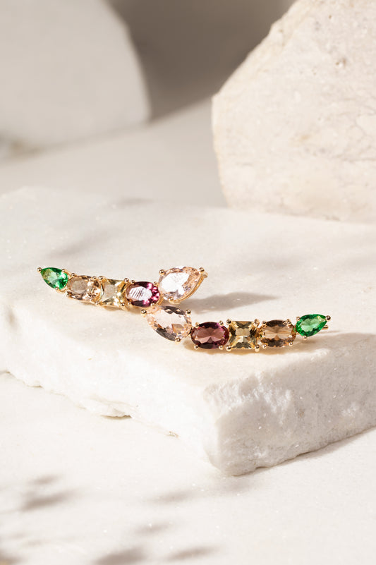BRINCO CRISTAIS EAR CUFF CRAVEJADOS SP143887