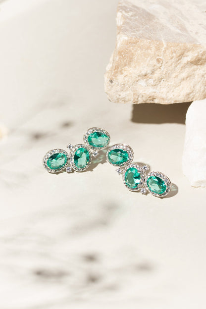 BRINCO CRISTAL PARAIBA ZIRC OVAL CRAVEJADO SP143892