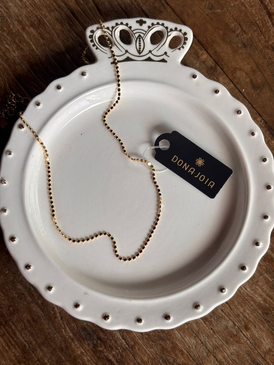 CHOKER MINI CHAPA DOURADA SG141252