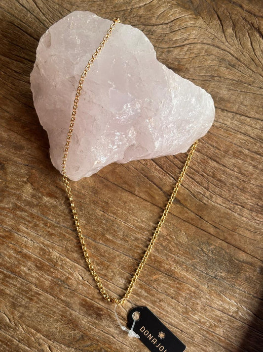 COLAR ELO PORTUGUES MEDIO DOURADO SG11708